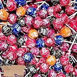 1 lb. Tootsie Roll Chocolate Candy Filled Lollipops Bulk Value Pack   | Cherry, Chocolate, Grape Orange, Raspberry View 2