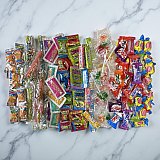 100 Piece Sweet & Sour Candy Variety With Dubble Bubble, Smarties, Pez, Zotz, Sour Punch and More View 2