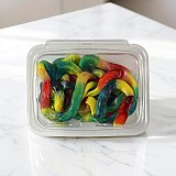 Albanese Giant Gummi Rattlesnake – 27 Inch Gummy Snake | 5 per Tub (~1 lb) | Cherry, Blue Raspberry & Sour Lemon View 3