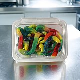 Albanese Giant Gummi Rattlesnake – 27 Inch Gummy Snake | 5 per Tub (~1 lb) | Cherry, Blue Raspberry & Sour Lemon View 5