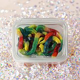 Albanese Giant Gummi Rattlesnake – 27 Inch Gummy Snake | 5 per Tub (~1 lb) | Cherry, Blue Raspberry & Sour Lemon View 7