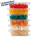 Albanese Gummi Bears, Choose Your Flavor, 1 lb Container, Blue Raspberry, Mango, Pineapple, White Strawberry & More View 1