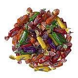 Assorted Colombina Fruit Chews Including Grape, Banana, Orange, Strawberry and Green Apple, 2 lbs. View 1