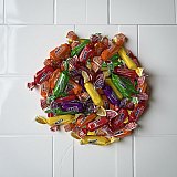 Assorted Colombina Fruit Chews Including Grape, Banana, Orange, Strawberry and Green Apple, 2 lbs. View 3