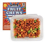 Assorted Tootsie Candy Coated Fruit Chews Including Cherry, Orange, Lime, and Lemon, 1 lb. Tub