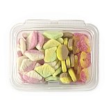 Authentic Swedish BUBS Candy – 1 lb Tub | 4-Flavor Variety Mix: Banana Toffee, Strawberry Vanilla, Tutti Frutti & Lemon Raspberry View 3