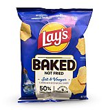 Baked Lay's Salt & Vinegar Baked Potato Chips .88 Oz, 15 Pack