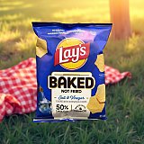 Baked Lay's Salt & Vinegar Baked Potato Chips .88 Oz, 15 Pack View 9