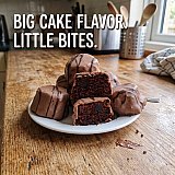 Bakery Cake Bites | 9 Pack Mini Cake Bites | Double Chocolate, Snickerdoodle, Peppermint, Pumpkin & Carrot View 3