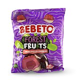 Bebeto Forest Fruits, Liquid Filled Gimmies, Halal, No Artificial Flavors, Strawberry, Cherry and Raspberry, 4.6 Oz (Case of 10)