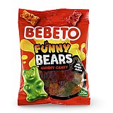 Bebeto Gummy  Funny Bears Candy, Halal Certified, 2.8 Oz (Case of 12)