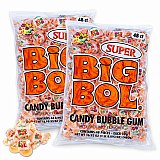 Big Bol Chewy Classic Bubble Gum 96 Pieces, 2 Pack of 48 Count Bags Nostalgic Candy View 1