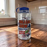 Big League Chew Reusable 32 oz Water Bottle Filled with Assorted Gumballs Fun Sports-Themed Candy Gift View 5