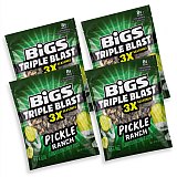 BIGS Triple Blast 3X Seasoned Sunflower Seeds 4 Pack | Pickle Ranch