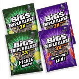 BIGS Triple Blast 3X Seasoned Sunflower Seeds 4 Pack | Pickle Ranch & Spicy Sweet Chili (2 of Each)