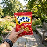 Bugles Original Corn Snacks 10 Pack, 0.88 oz Individual Bags Crispy Crunchy Snack Packs View 2