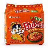 Buldak Spicy Chicken Ramen Korean Instant Noodles, 5 Pack | Taco