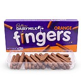 Cadbury Dairy Milk Fingers Variety Pack, 4 UK Imported Biscuit Boxes, Milk Chocolate, White Chocolate, Orange & Sea Salt Caramel View 6