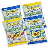 Calypso Sour Wedges Chewy Candy, 4 Pack, Choose Ocean Blue Lemonade, Lemonade Favorites Mix or Variety Pack, 4.5 oz Bags View 1
