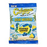Calypso Sour Wedges Chewy Candy, 4 Pack, Choose Ocean Blue Lemonade, Lemonade Favorites Mix or Variety Pack, 4.5 oz Bags View 2