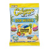 Calypso Sour Wedges Chewy Candy, 4 Pack, Choose Ocean Blue Lemonade, Lemonade Favorites Mix or Variety Pack, 4.5 oz Bags View 5