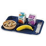 Cambro Cafeteria Trays With Compartments, 10" x 14.5", 6 Color Options View 8