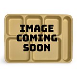Cambro Incarceration Cafeteria Tray with Compartments, Solitary Confinement Style | Brown