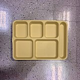 Cambro Incarceration Cafeteria Tray with Compartments Solitary Confinement Style with Lid Option Heavy-duty Construction for Secure Meal Service Tableware Coasters View 6