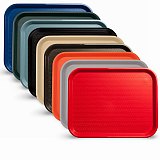 Carlisle School Cafeteria Tray 18 x 14 Inch Non-Compartment Durable Tray, 9 Color Options View 6