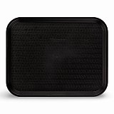 Carlisle School Cafeteria Tray 18 x 14 Inch Non-Compartment Durable Tray | Black