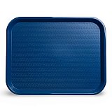 Carlisle School Cafeteria Tray 18 x 14 Inch Non-Compartment Durable Tray | Blue