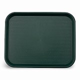 Carlisle School Cafeteria Tray 18 x 14 Inch Non-Compartment Durable Tray | Green