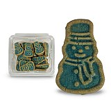 Carlotta's Bakery Christmas Themed Shortbread & Pfeffernusse Cookies 1lb Tub Soft Almond Traditional European Style Assorted Festive Shapes for Holiday Gifting View 7