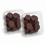 Carlotta's Bakery Perfect Bite Brownies, 10.5 oz Containers (Pack of 2) | Soft & Fudgy Bite-Sized Chocolate Brownies | Ready-to-Eat Dessert Snack