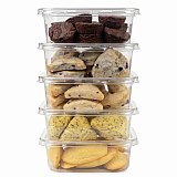 Carlotta's Bakery Perfect Bite Desserts & Bakery Snacks, 2 Pack Containers, Choose Brownies, Scones or Madeleines View 1