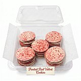 Carlotta's Christmas Themed Italian Cookies, 1 Lb Tub, (Red Velvet) View 1