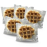 Carlotta's Authentic Imported Belgian Pearl Sugar Waffles, Individually Wrapped | Imported from Belgium, 1.94 Oz, 5x Pack View 5