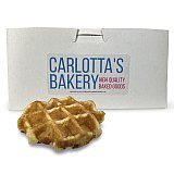 Carlotta's Authentic Imported Belgian Pearl Sugar Waffles, Individually Wrapped | Imported from Belgium, 1.94 Oz, 5x Pack View 1