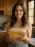 Carlotta's Bakery Authentic Tradition New York Loaf Coffee Pound Cakes (1 lb. Apple Cinnamon Crumb) View 2
