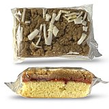 Carlotta's Bakery Authentic Traditional New York Style Crumb Cake Single Serve Massive 6 Oz Variety, Original, Chocolate and Raspberry, 6 Packs (2 Lbs) View 2
