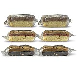 Carlotta's Bakery Authentic Traditional New York Style Crumb Cake Single Serve Massive 6 Oz Variety, Original, Chocolate and Raspberry, 6 Packs (2 Lbs) View 6