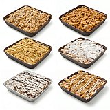 Carlotta's Bakery Crumb Cakes Complete Package, Double Chocolate, Old Fashioned and Cream Cheese, Raspberry, Blueberry and Apple Cinnamon View 5
