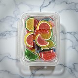 Cavalier Full Size Fruit Agar Jelly Slices, World Famous Quality, Assorted Flavors, Kosher, 1 lb. Tub View 3
