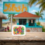 Cavalier Mini Fruit Agar Jelly Slices, World Famous Quality, Assorted Flavors, Kosher, 1 lb. Tub View 5