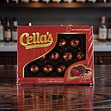 Cella's Milk Chocolate Covered Cherries – 6 oz Gift Box | 12 Foil Wrapped Cherries | Since 1864 View 3