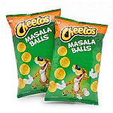 Cheetos Masala Balls from India, No Artificial Colors or Flavors, Crunchy Indian Masala Corn Snacks, 2 Pack, 84 g Each, view 1