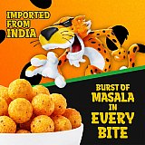 Cheetos Masala Balls from India, No Artificial Colors or Flavors, Crunchy Indian Masala Corn Snacks, 2 Pack, 84 g Each, view 2