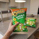 Cheetos Masala Balls from India, No Artificial Colors or Flavors, Crunchy Indian Masala Corn Snacks, 2 Pack, 84 g Each, view 6