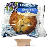 Chef Pierre Blueberry Muffins Individually Wrapped, 4 oz Bakery Muffins, Pack of 12 View 3
