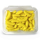 Chewy Banana Shaped Gummy Candy, Bulk Party Tub, 12 Oz View 1